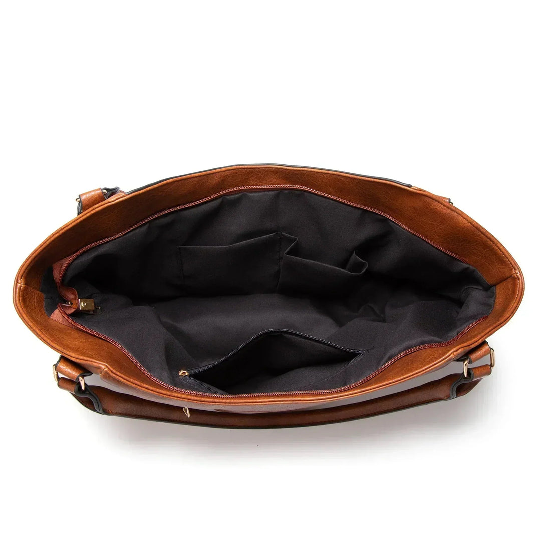 Andrea™ | Timeless Leather Handbag