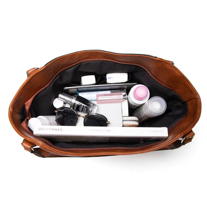 Andrea™ | Timeless Leather Handbag
