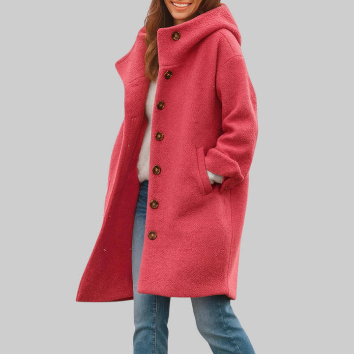 Freja | Comfortable everyday mid‑length coat