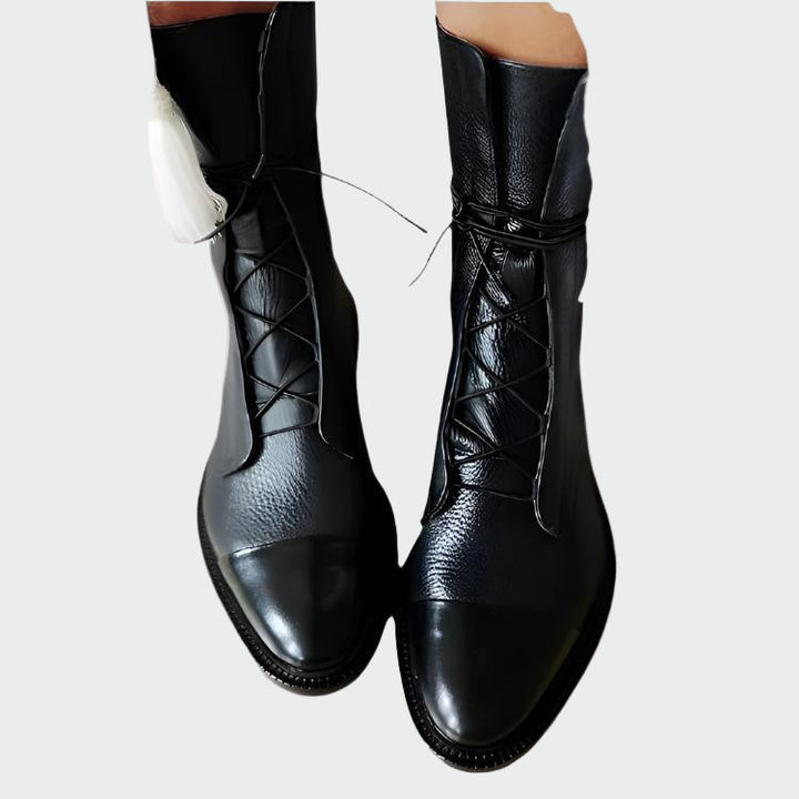 Orthopaedic leather boots
