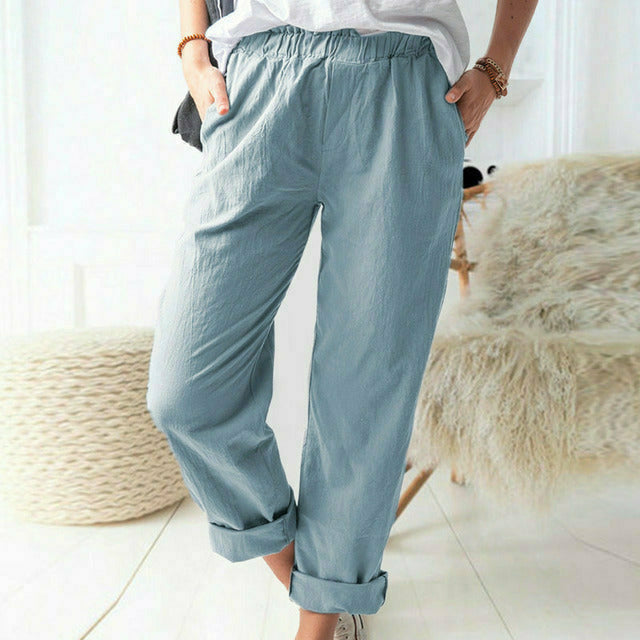 Neria - Soft-Structured Trousers