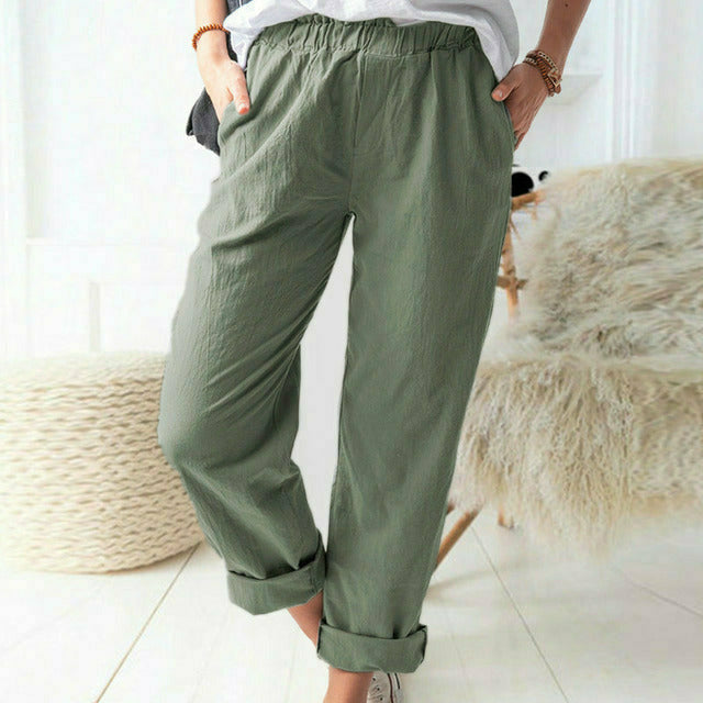 Neria - Soft-Structured Trousers