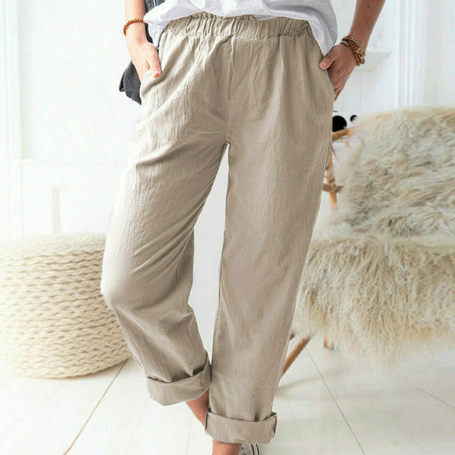 Neria - Soft-Structured Trousers