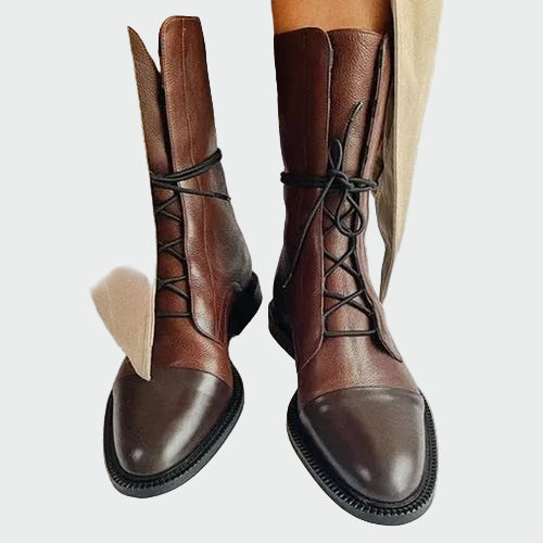 Orthopaedic leather boots