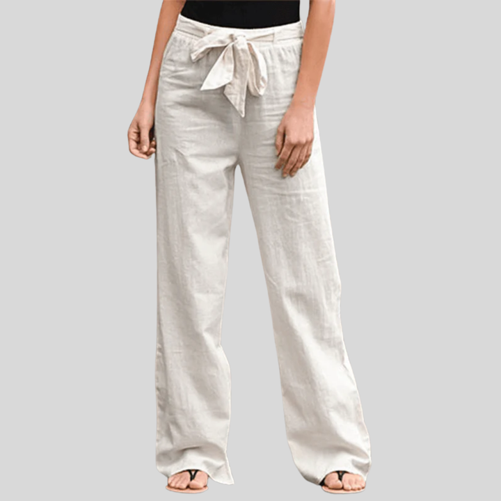 Joleen - Women's Relaxed Trousers with Drawcord and Elasticated Waist