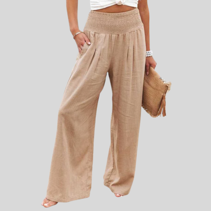 Aileen - Wide‑Leg Beach Trousers