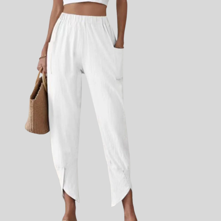 Essari - Split-Hem Trousers