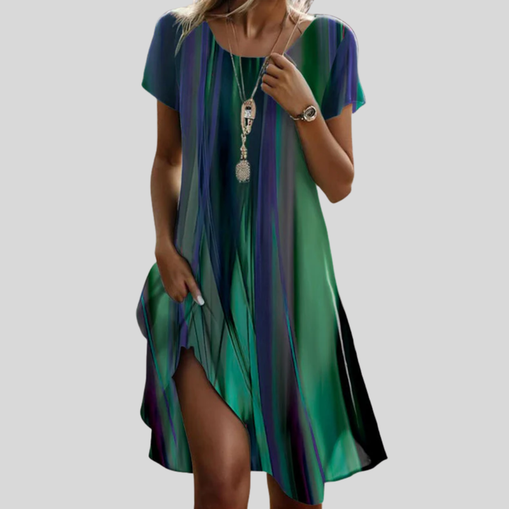 Genna - Relaxed Boho Ombre Dress