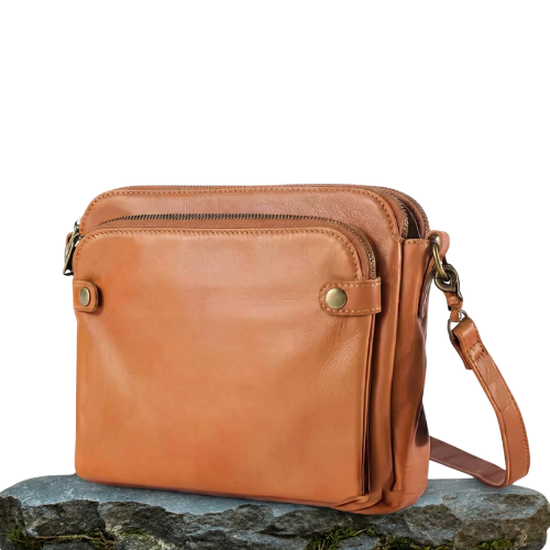 Kimberly™ | Classic leather handbag