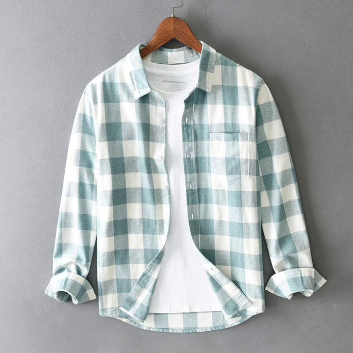 Henry – Premium Cotton Plaid Shirt