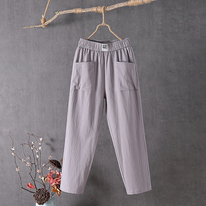 Alyra - Relaxed-fit Trousers with Pockets