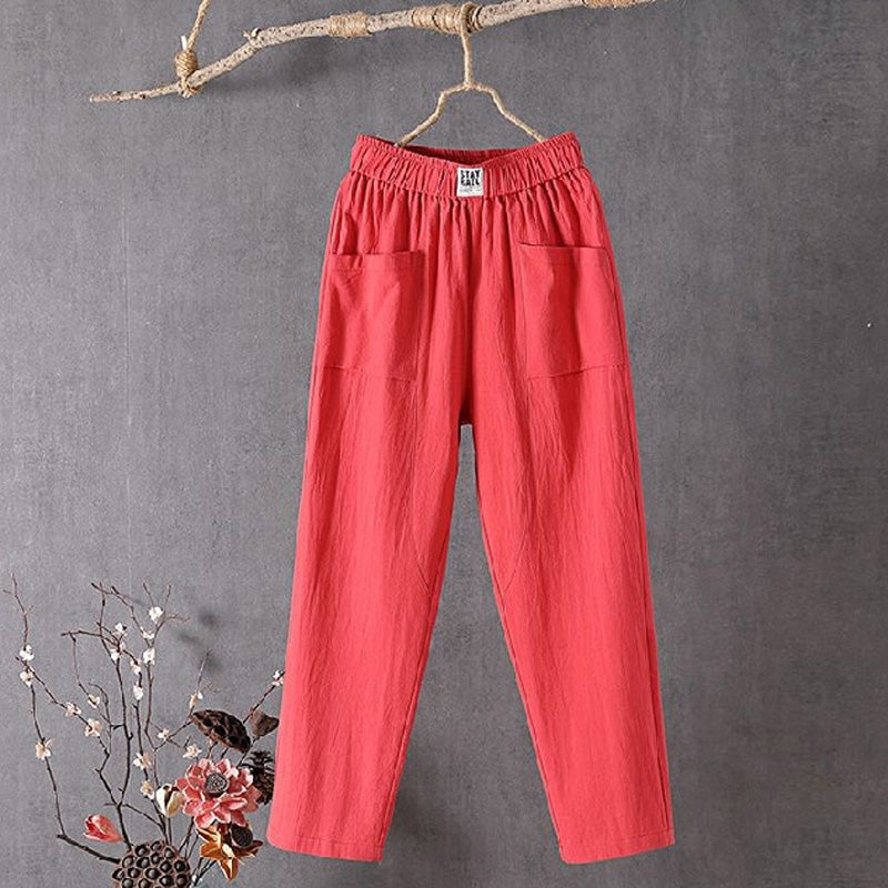 Alyra - Relaxed-fit Trousers with Pockets