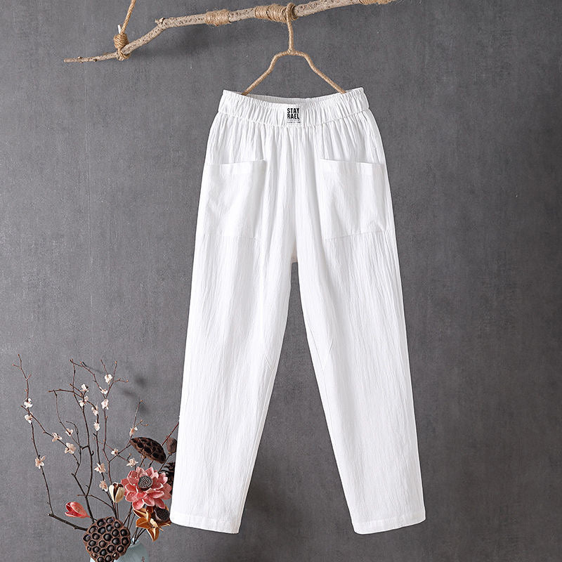 Alyra - Relaxed-fit Trousers with Pockets