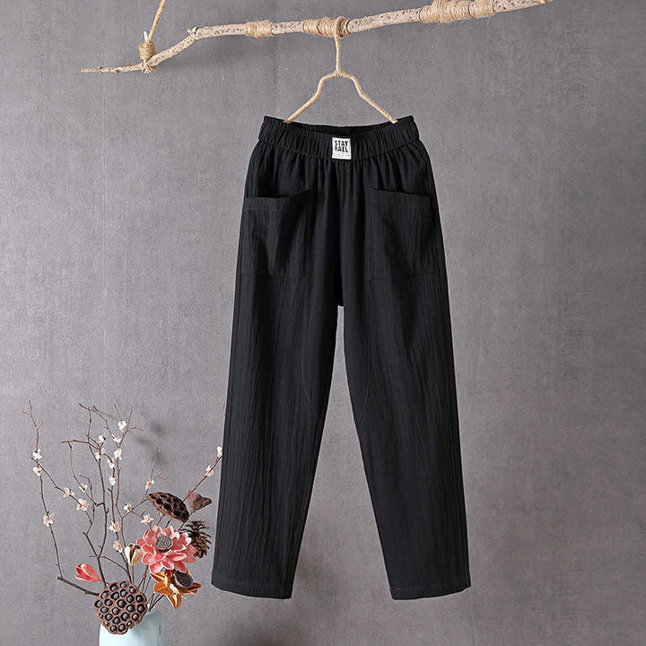 Alyra - Relaxed-fit Trousers with Pockets