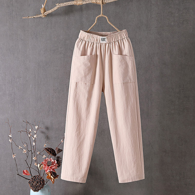 Alyra - Relaxed-fit Trousers with Pockets