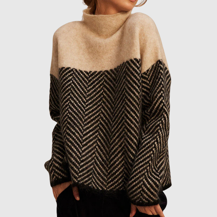 Norah | Cotton High-Neck Jumper