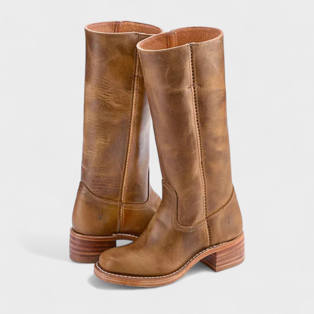 Classic Riding Boots with Tall Shaft