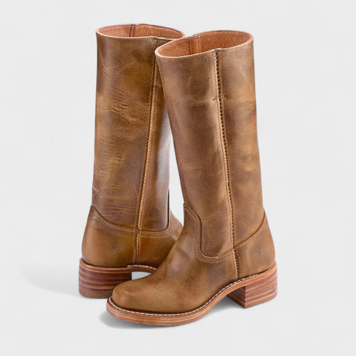 Classic Riding Boots with Tall Shaft