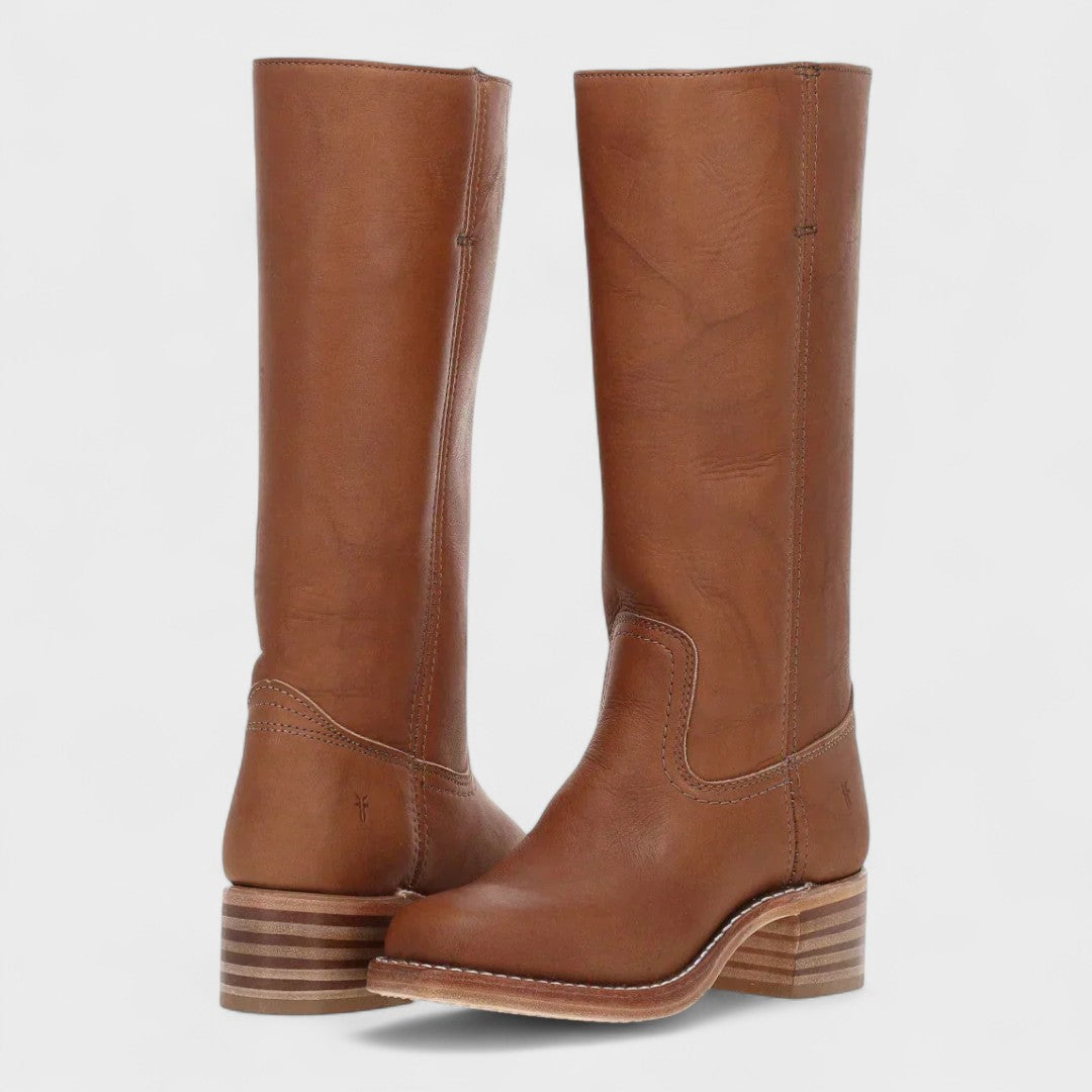 Classic Riding Boots with Tall Shaft