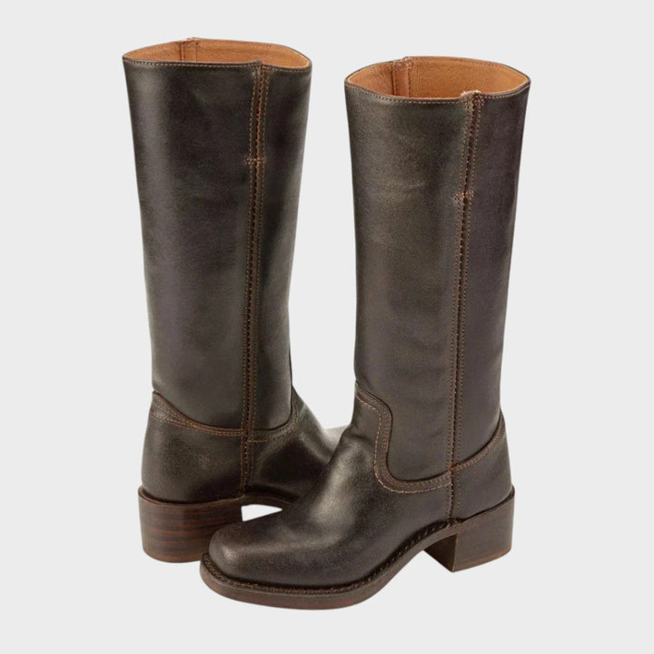 Classic Riding Boots with Tall Shaft