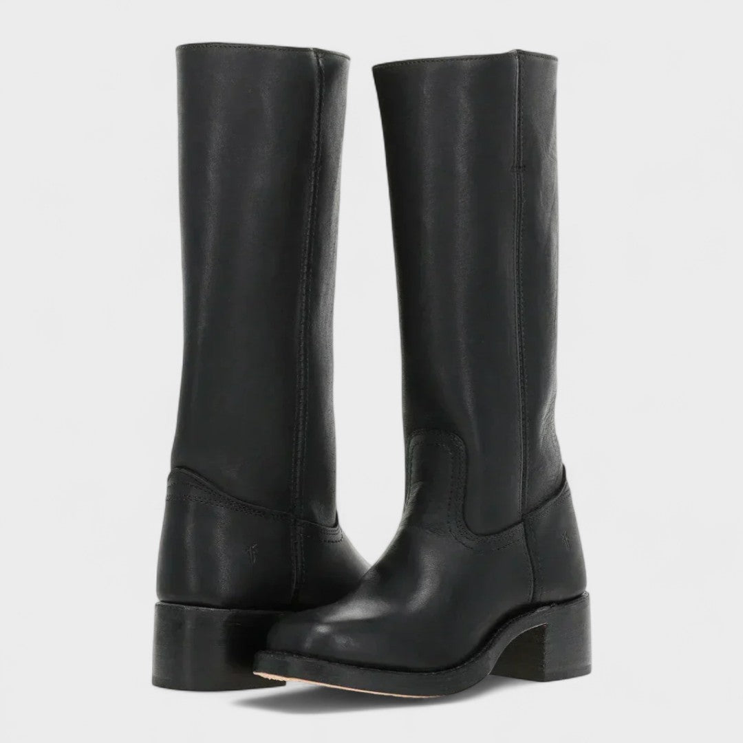 Classic Riding Boots with Tall Shaft