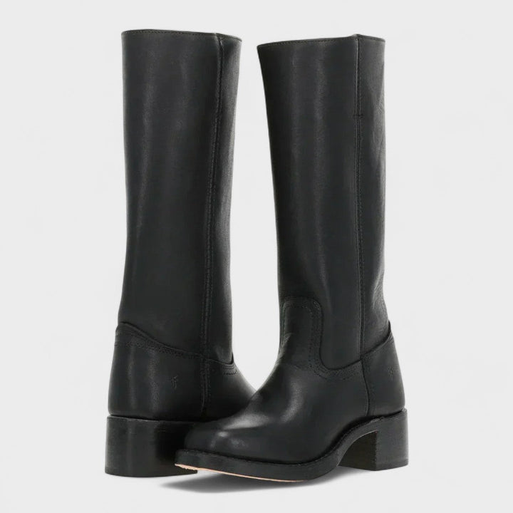 Classic Riding Boots with Tall Shaft