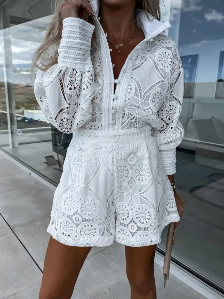 Lesley - Elegant Lace Co-ord