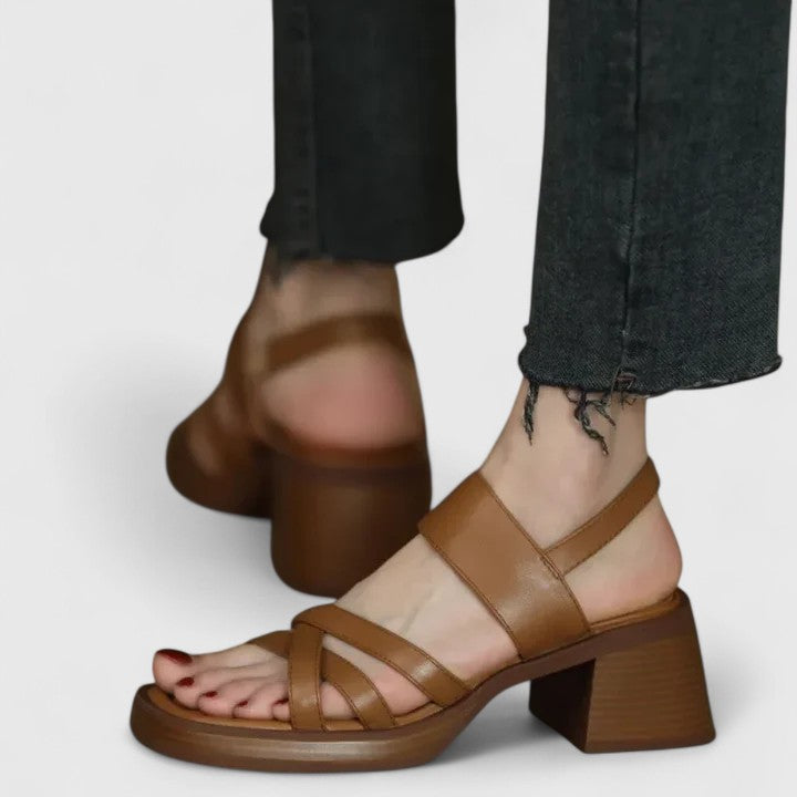 Celeste - Elegant criss-cross sandals