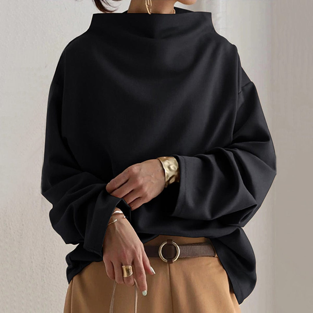 Lisa | Relaxed High-Neck Top