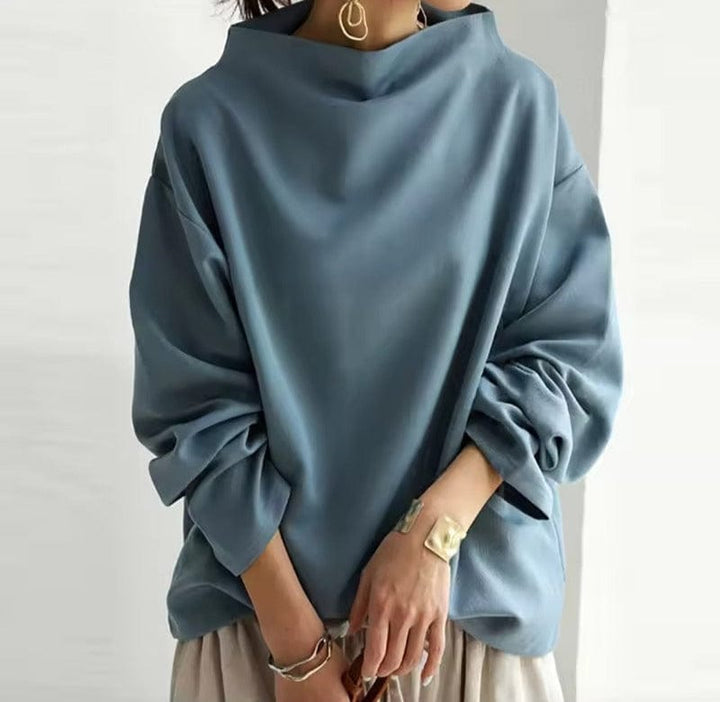 Lisa | Relaxed High-Neck Top
