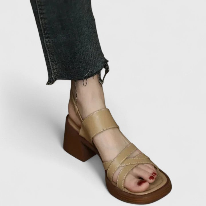 Celeste - Elegant criss-cross sandals