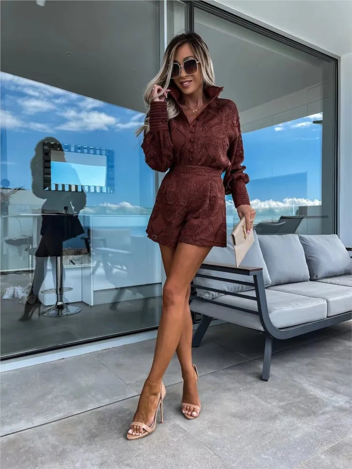Lesley - Elegant Lace Co-ord