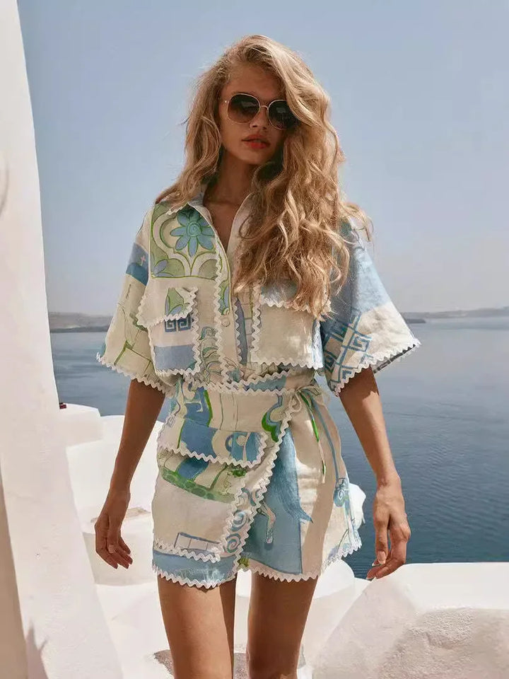 Solene - Chic Patchwork Co-ord