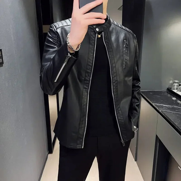 Jensen - Elegant Leather Jacket
