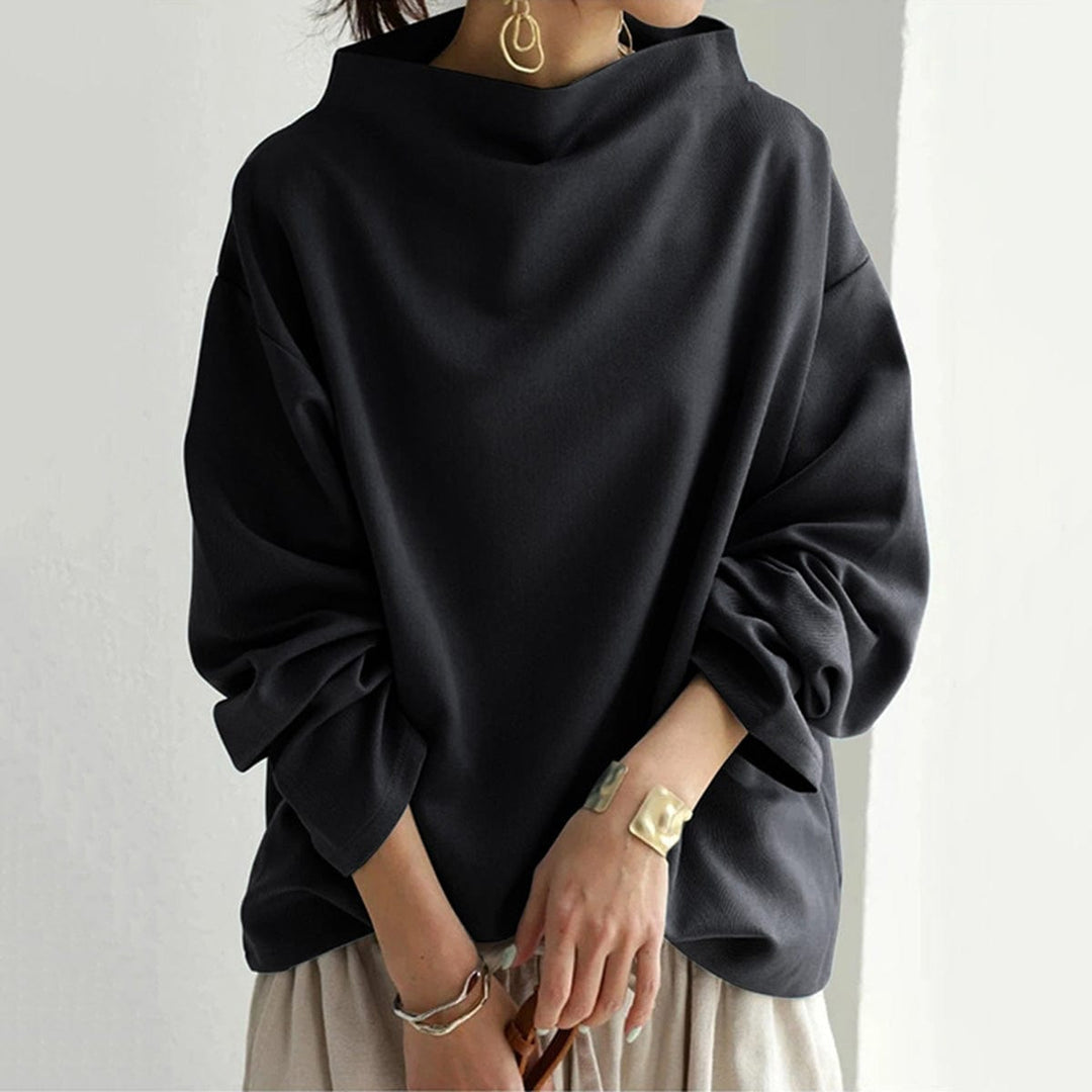 Lisa | Relaxed High-Neck Top