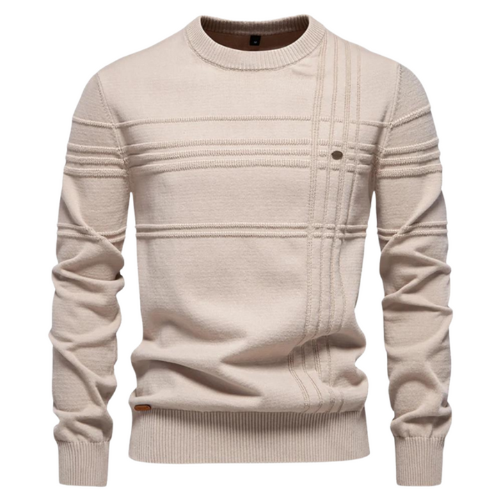 Richard - Stylish Men's Sweater with Checked Design