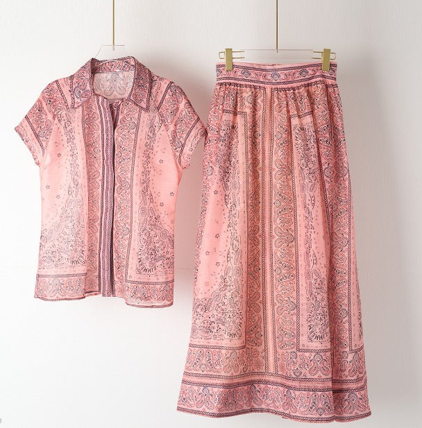Adele - Bohemian Print Two-Piece Co-ord
