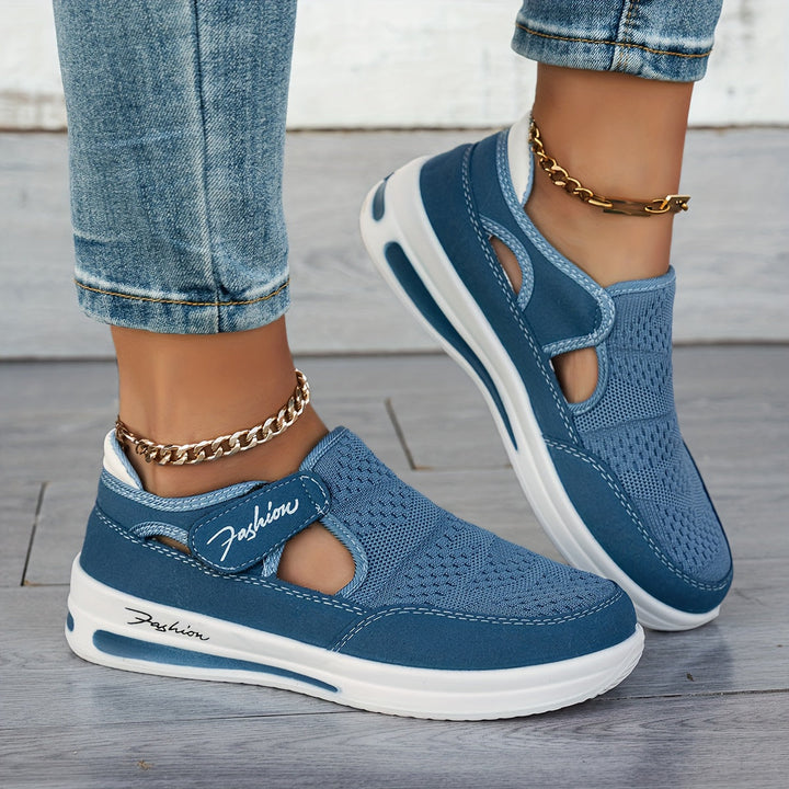 Breathable slip-on trainers for stable comfort