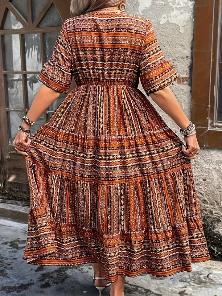 Joraine - Flowing Ethnic Dress