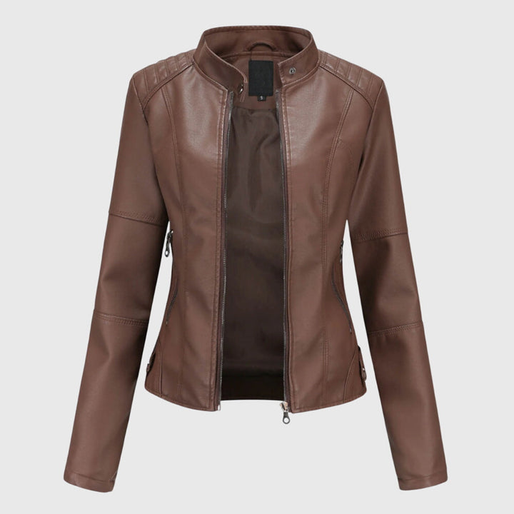 Giorgina™ - Elegant Women's Leather Jacket