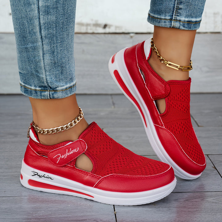 Breathable slip-on trainers for stable comfort