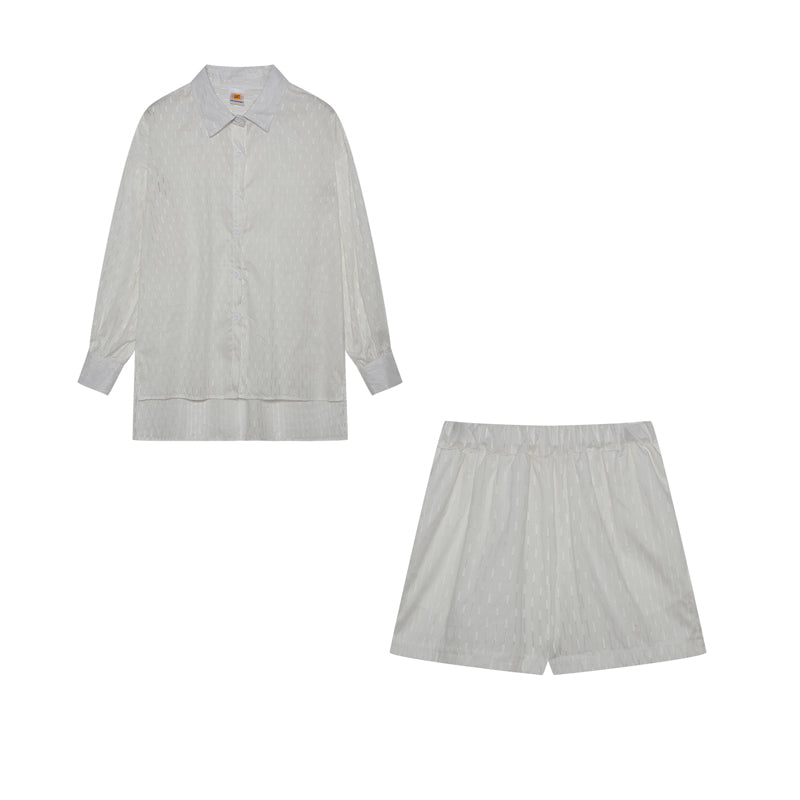 Elizabeth - Shirt and Lightweight Shorts Co‑ord