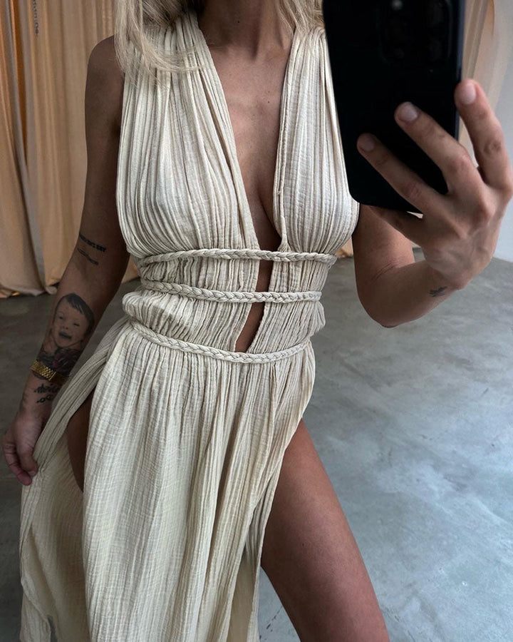 Zolla - Textured Dress with Slit