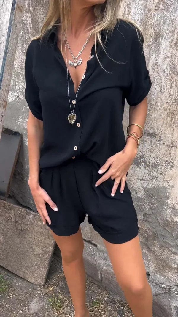 Melda - Airy Buttoned Co-ord