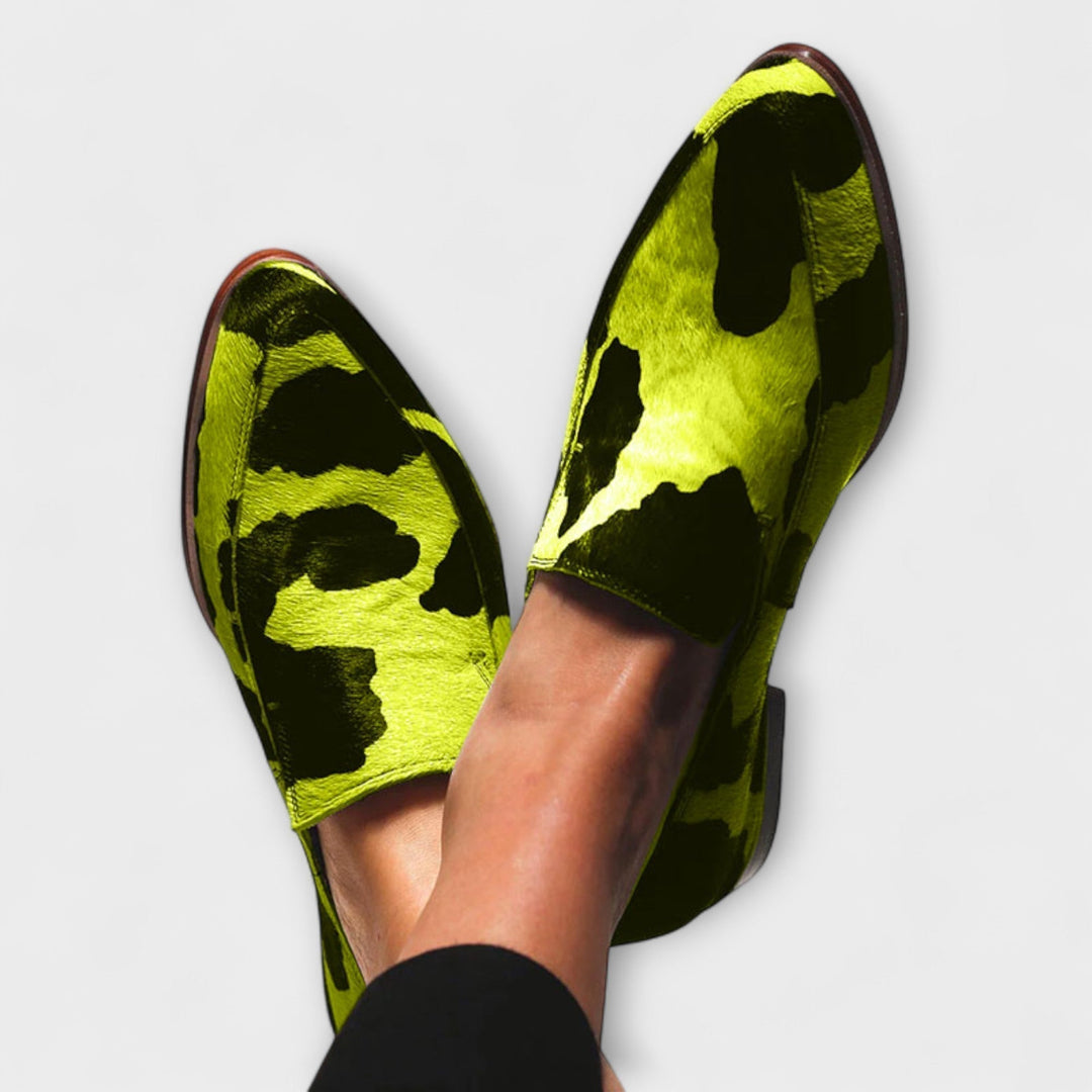 Paloma™ | Cow‑Print Loafers