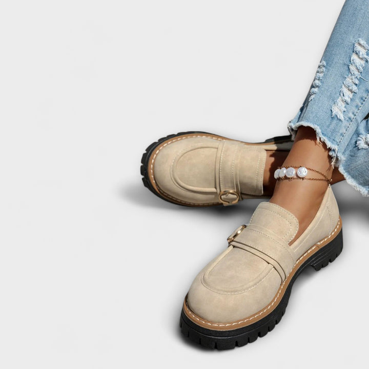 Lora™ | Casual Round-Toe Loafers