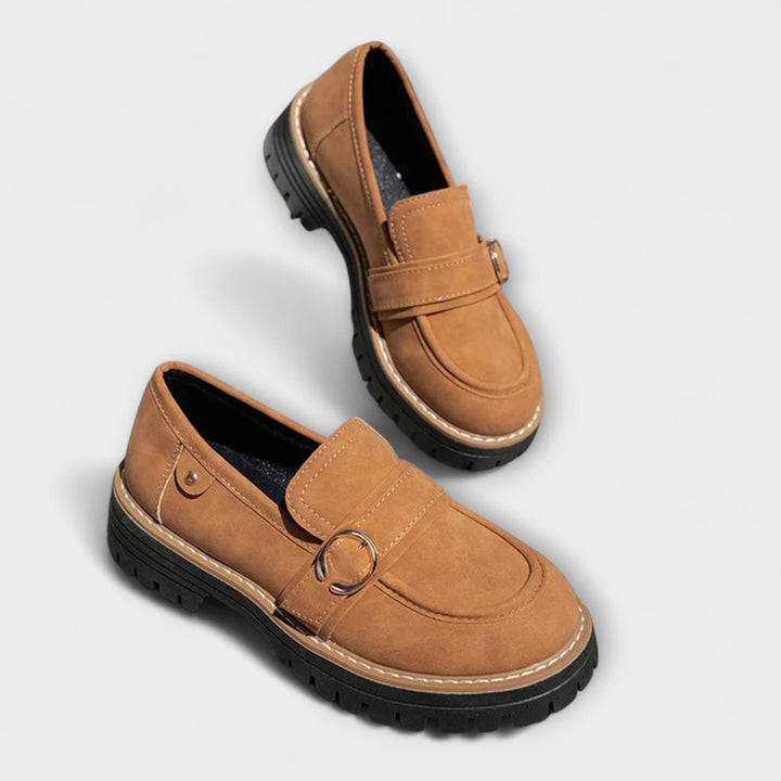 Lora™ | Casual Round-Toe Loafers
