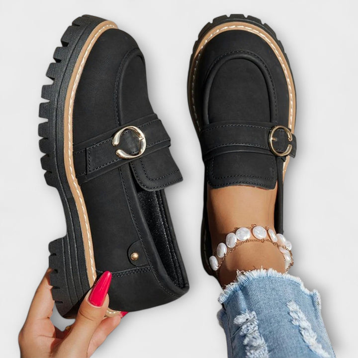 Lora™ | Casual Round-Toe Loafers