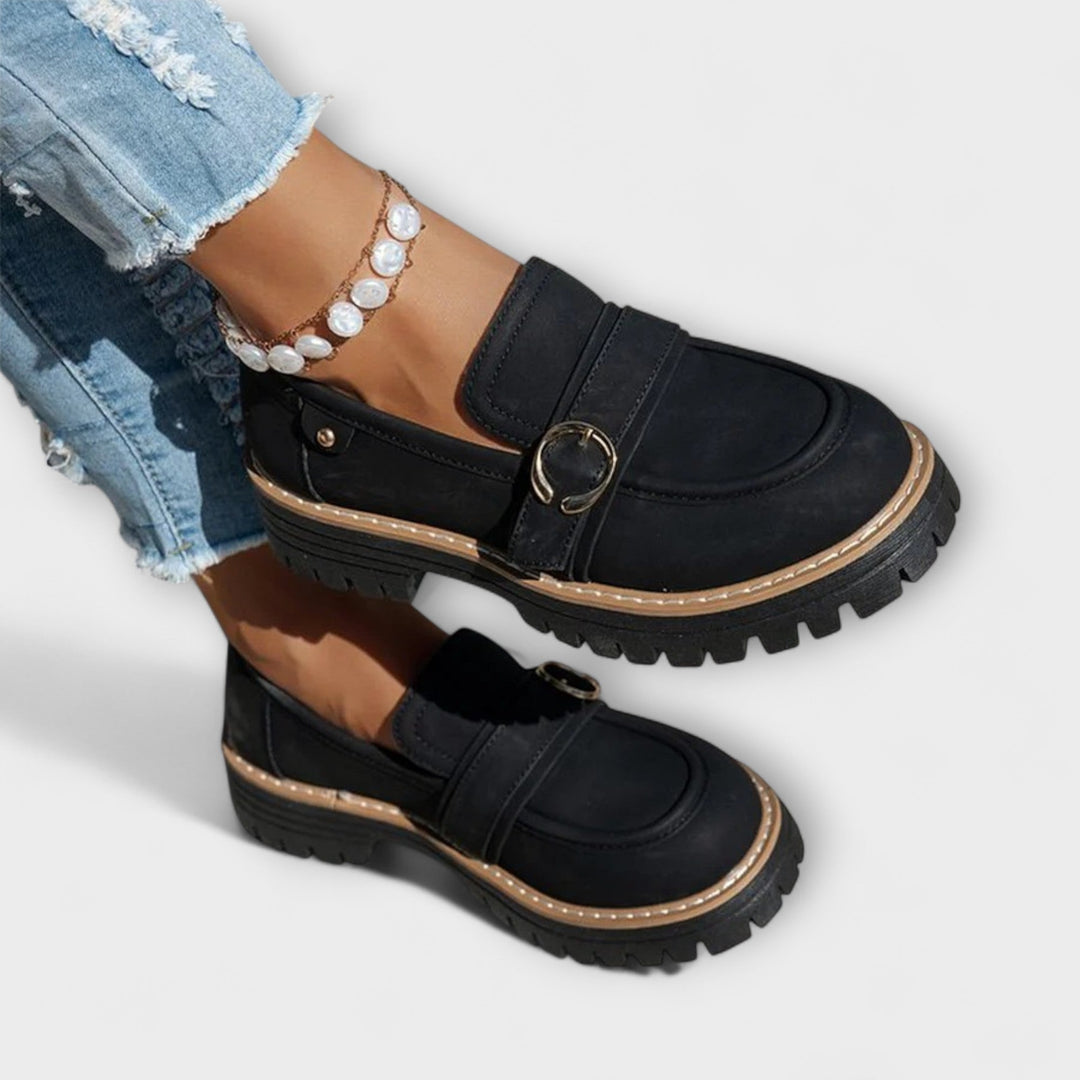 Lora™ | Casual Round-Toe Loafers