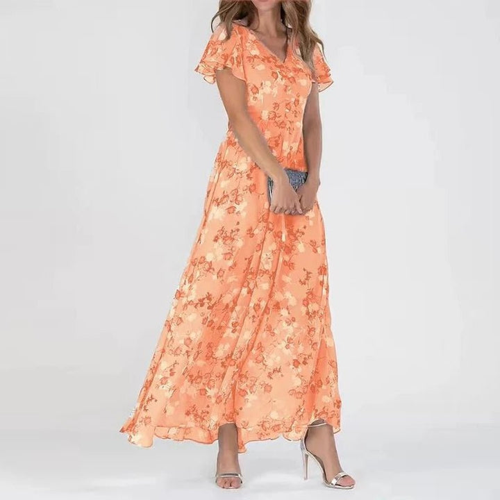 ZURI | Elegant, flowing dress with a slimming effect